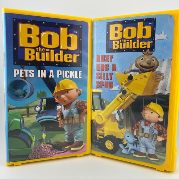 Media Bob The Builder Vhs Lot Busy Bob Silly Spud And Pets In A Media Bob The Builder Vhs Lot Busy Bob Silly Spud And Pets In A